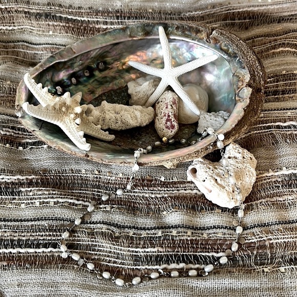 Silpada Vintage RARE Sterling Silver Freshwater Pearl, 20 inch “Wisdom Necklace” - Picture 5 of 7